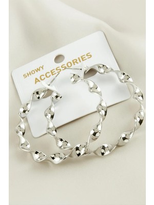 Burgulu Trend Metal Küpe Nemere