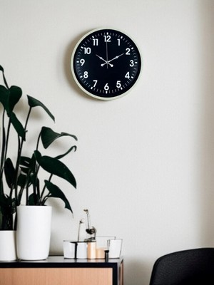 Durukar 36 cm Krem Zarif Duvar Saati