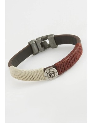 Pusula Kaliteli Suni Deri Bileklik Nemere