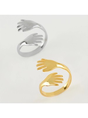 El Figürlü Lüx Eklem Yüzük Nemere