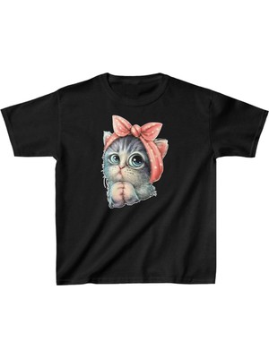 Nemere Baskılı T-Shirt - Siyah