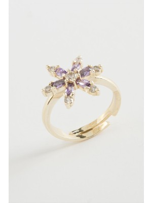 Lotus Zirkon Taşlı Yüzük Nemere