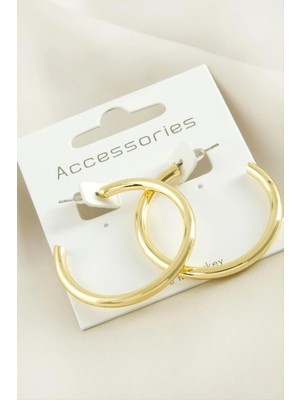 Boru Halka Küpe 3,5 cm Nemere