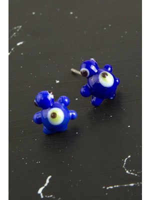 Kaplumbağa Cam Küpe Nemere