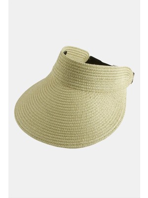 Kasketli Hasır Plaj Şapkası Nemere