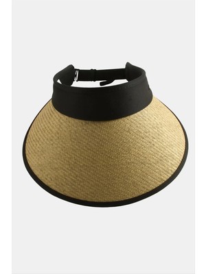 Kasketli Hasır Plaj Şapkası Nemere