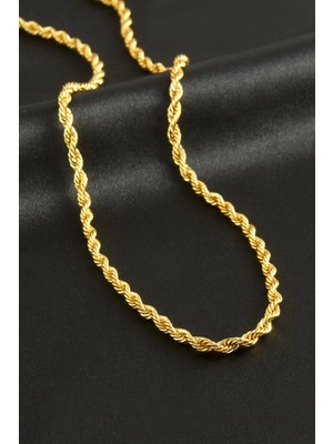 Burgulu Zincir Kolye 60 cm Nemere