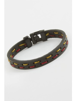 Taraftar Kaliteli Suni Deri Bileklik Nemere