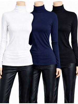 Belpa Kadın 3'lü Uzun Kollu Body