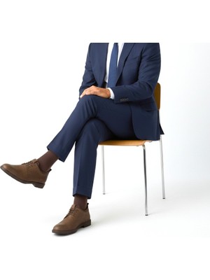 Kahverengi Süet Kopçalı Loafer Erkek Ayakkabı