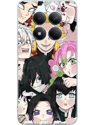 TechTree Redmi Note 15 Pro 5g Uyumlu Demon Slayer Manga Baskılı Silikon Kılıf