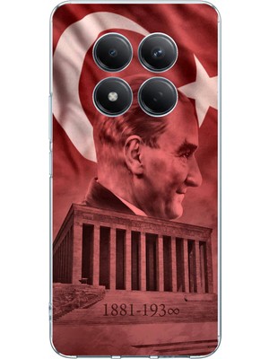 TechTree Redmi Note 15 Pro 5g Uyumlu Atatürk Portresi ve Anıtkabir Baskılı Silikon Kılıf