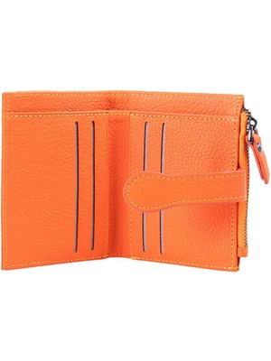 Grande Gerçek Deri Kadın Cüzdanı Hakiki Deri Küçük Boy