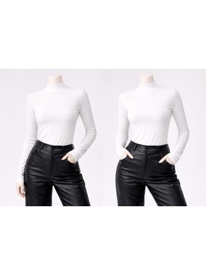 Belpa Kadın Uzun Kollu 2'li Body