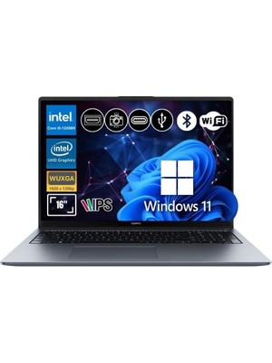 Huawei Matebook D16 2024 I5-12450H 16GB Ram 1tb SSD WIN11PRO 15.6" Notebook MCLF-W5651 ATL13