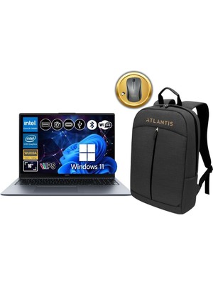 Huawei Matebook D16 2024 I5-12450H 16GB Ram 512GB SSD WIN11PRO 15.6" Notebook+Çanta&mouse MCLF-W5651 ATL21