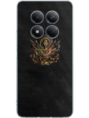 TechTree Redmi Note 15 Pro Plus Uyumlu Osmanlı Tuğrası Detaylı Baskılı Silikon Kılıf