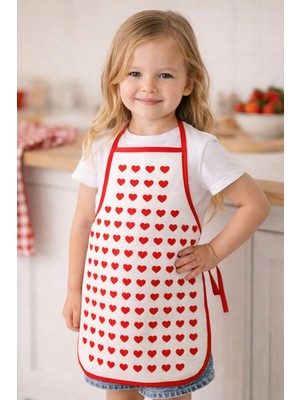 Lief Home 3-5 Yaş Çocuk Mutfak Önlüğü 35X50 cm – Su Geçirmez, Leke Tutmaz, Pamuk Polyester Karışımlı