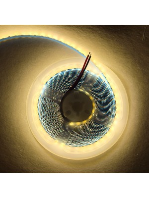 Sunlight Şerit LED 3 Çip 5mm 120 LED 12V 5 Metre Gün Işığı Trafosuz