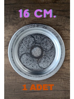 Binbir Trend 16 cm Paslanmaz Krom Çelik Meze Servis Tabağı - Restoran ve Ev Tipi