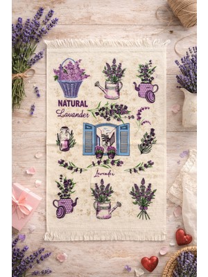 %100 Pamuk Saçaklı Dijital Baskı El&yüz Havlusu 40X60 Cm–yumuşak Doku,yüksek Su Emici Mutfak Havlusu
