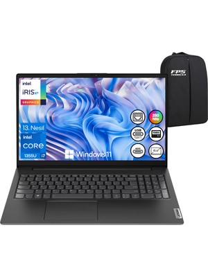 Lenovo V15 G4 Iru I7-1355U Iris Xe Graphics 24GB Ram 1tb SSD 15.6" Fhd W11 83A100HXTR Taşınabilir Bilgisayar