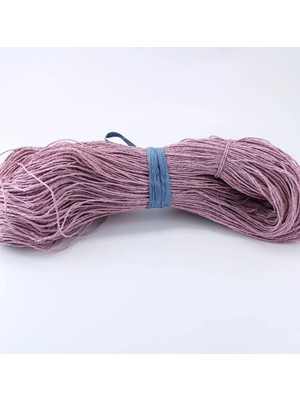 Koyu Lila Renk Çile Kağıt Ip Çanta Ipi Supla Ipi  No:82 - (550-600 Gr) Nemere