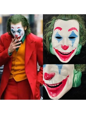 Nemere Joaquin Phoenix Joker Maskesi Yeşil Saçlı (4887)