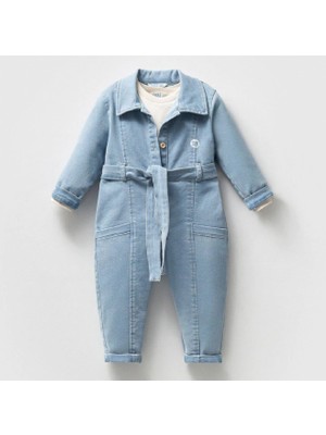 Noynoy Kız Bebek Salopet Takım NOY-9341