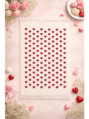 %100 Pamuk Saçaklı Dijital Baskı El&yüz Havlusu 40X60 Cm–yumuşak Doku,yüksek Su Emici Mutfak Havlusu
