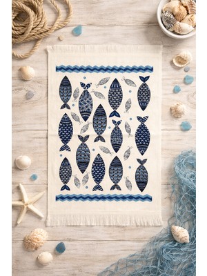 %100 Pamuk Saçaklı Dijital Baskı El&yüz Havlusu 40X60 Cm–yumuşak Doku,yüksek Su Emici Mutfak Havlusu