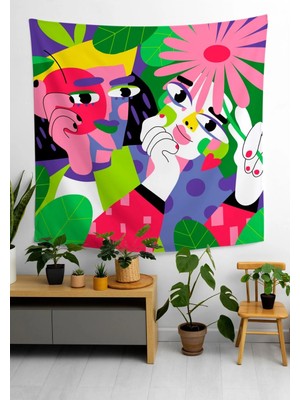 Alamodecor Duvar Örtüsü Duvar Halısı