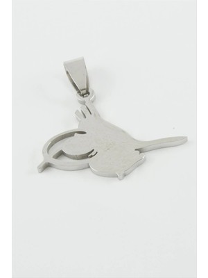 Tuğra Çelik Kolye Ucu 2,8 cm Nemere