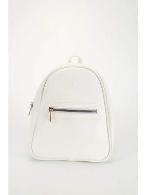 Hovey Beyaz Sırt Kadın Çantası