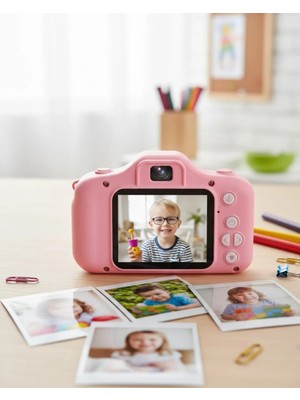 Adat Kompakt Dijital Kamera Hd Video ve Fotoğraf Kayıt Özellikli USB Şarjlı Mini Cihaz