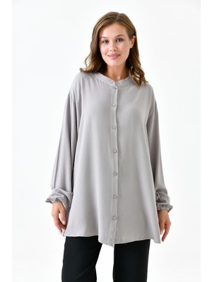 Mermaya Pamuklu Bürümcük Kumaş, Oversize Gömlek