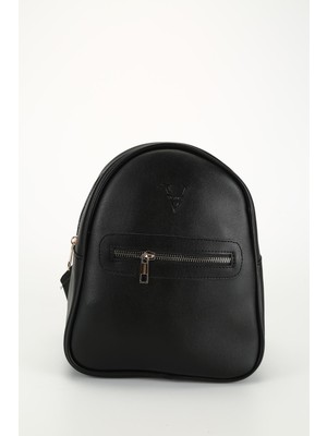 Hovey-Siyah Sırt Kadın Çantası