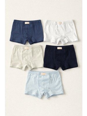 Katia & Bony Erkek Çocuk 5'li Basic Boxer Çok Renkli
