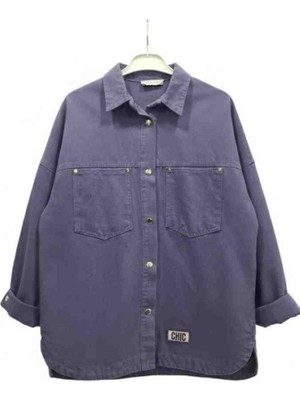 Milla Pamuklu Renkli Denim Ceket (Gömlek Tipi)