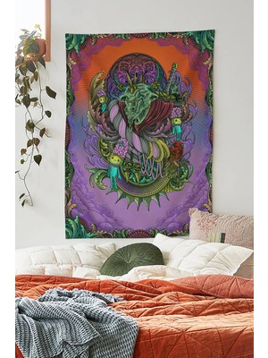 Alamodecor Kral Inek Model Duvar Örtüsü