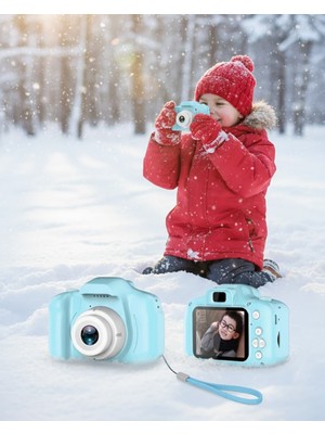 Adat Mavi Mini Hd Video Kamera Fotoğraf Çekimli Genişletilebilir Hafızalı Şarjlı Model