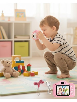 Adat Taşınabilir Hd Dijital Kamera Video Kayıt Fotoğraf Çekim USB Bağlantılı Şarjlı