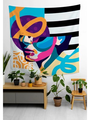 Alamodecor Duvar Örtüsü Duvar Halısı