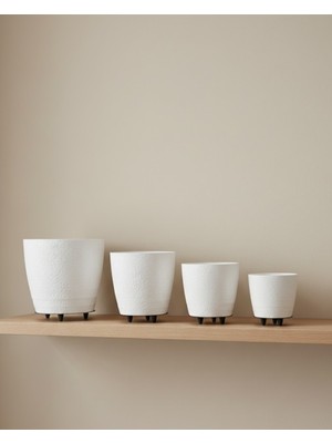 Adat 4lü Vazo Beyaz