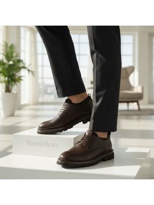Kahverengi Kopçalı Loafer Erkek Ayakkabı