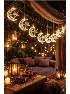 Pairla  4,5 Metre LED Işıklı Süsleme Seti Ramazan Süsleri, Ramazan Hediyem Ramazan Süsü