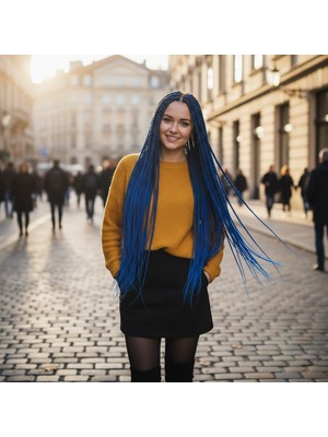 Indispensablely Afrika Örgüsü ve Rasta Için Sen / Koyu