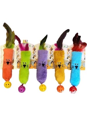 Indispensablely Catnipli Peluş Kedi Köpek Oyuncağı 7 x 23 cm Çeşitli Renklerde