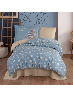 Indispensablely Tek Kişilik Poplin Nev Takımı Space