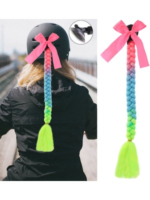 Indispensablely Motosiklet Kaskı Örgülü At Kuyruğu / ACM15